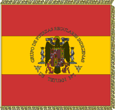 [Colour of the 'Fuerzas Regulares de Ceuta' Infantry Regiment 1938-1940 (Spain)]